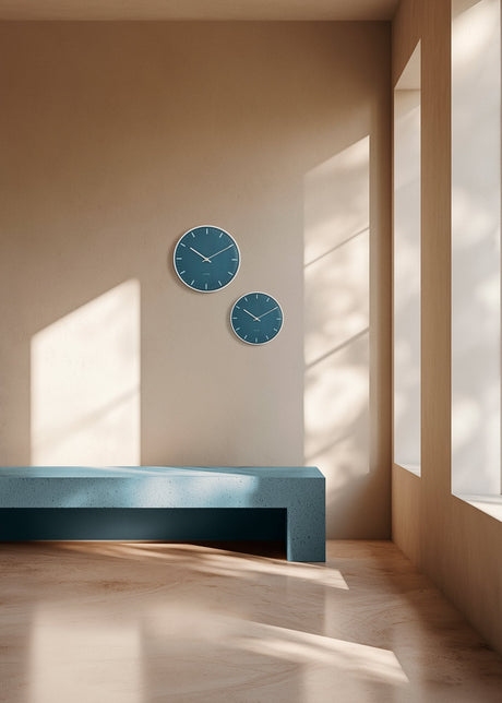 City hall Väggklocka, blå av Arne Jacobsen (Ø: 21) - 2 - Jacobsen Plus