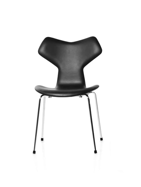 3130 Grand Prix, helt klädd av Arne Jacobsen - Fuldpolstret / Essential læder / Svart - Jacobsen Plus