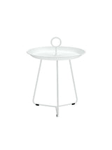 Eyelet Tray Table, Ø45 cm från Houe - Muted White - Jacobsen Plus
