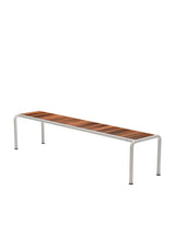 Avanti Bänk, Lång från Houe - Muted White stel - Thermo ask sits - Jacobsen Plus