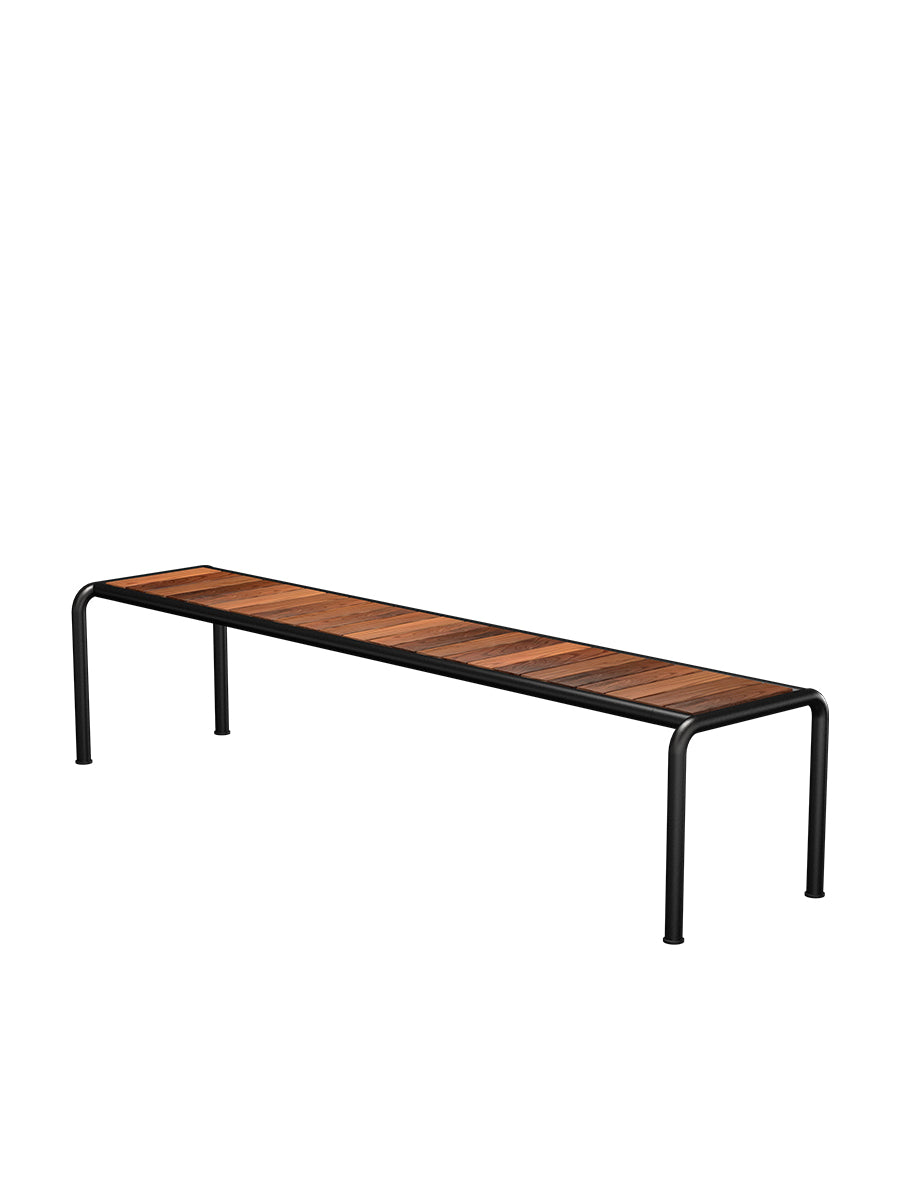 Avanti Bänk, Lång från Houe - Black stel - Thermo ask sits - Jacobsen Plus