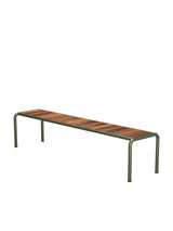 Avanti Bänk, Lång från Houe - Olive Green stel - Thermo ask sits - Jacobsen Plus