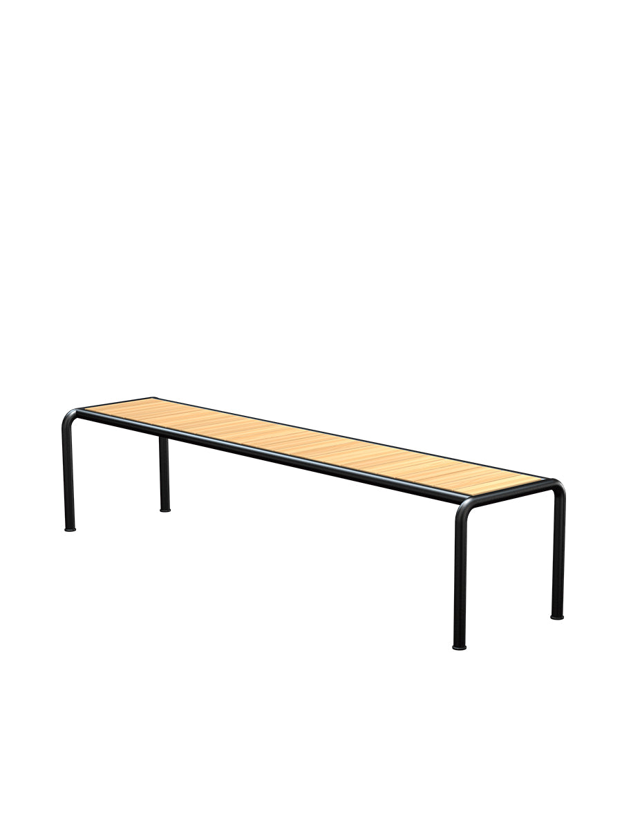 Avanti Bänk, Lång från Houe - Black stel - Furu sits - Jacobsen Plus