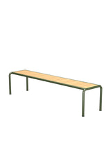 Avanti Bänk, Lång från Houe - Olive Green stel - Furu sits - Jacobsen Plus