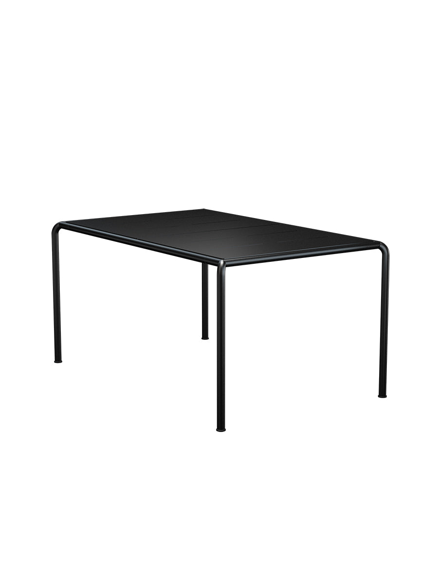 Avanti Matbord 153 x 98 cm från Houe - Black stel - Black aluminium bordplade - Jacobsen Plus