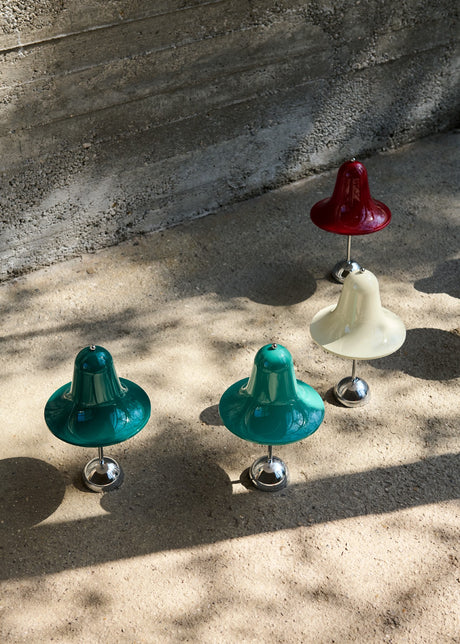 Pantop portabel bordslampa, Ø18 av Verner Panton - Pitch brown - Jacobsen Plus