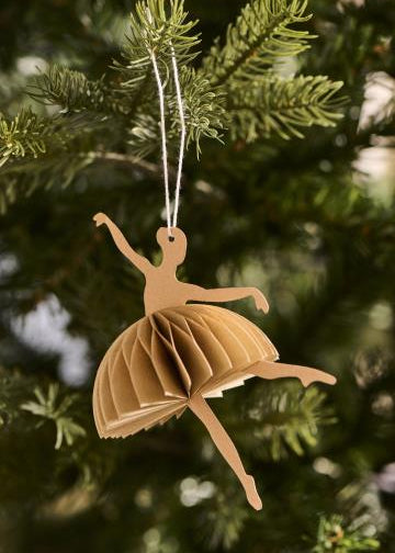Pappersdekoration, ballerina i dansposition från Ib Laursen - 2 - Jacobsen Plus