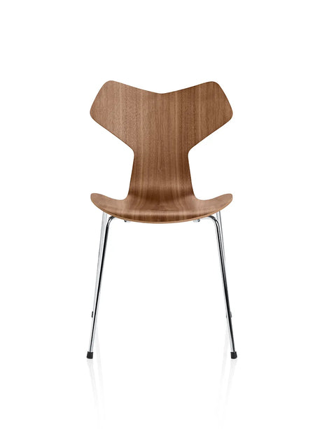 3130 Grand Prix stol i naturfanér av Arne Jacobsen - Valnöt - Jacobsen Plus