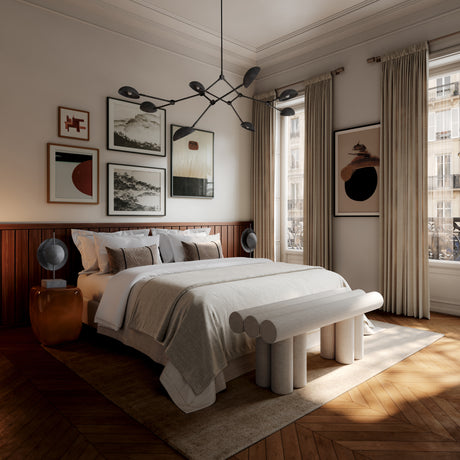 Hiro bänk från 101 Copenhagen - Off White (CPH 900) - Jacobsen Plus