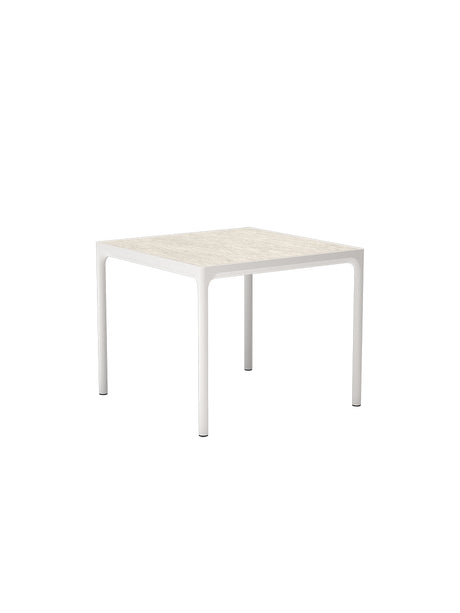 Four keramiskt bord 90 x 90 cm från Houe - Shell / Muted White - Jacobsen Plus