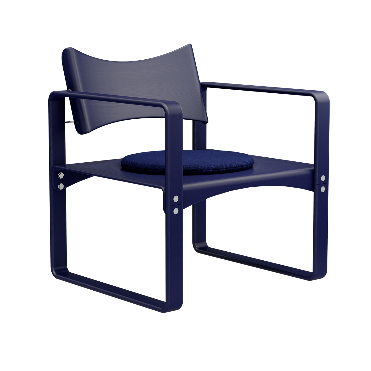Kudde till Series 270 F fåtölj av Verner Panton - Blå tekstil - Hallingdal 65 763 - Jacobsen Plus