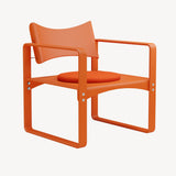 Kudde till Series 270 F fåtölj av Verner Panton - Orange tekstil - Hallingdal 65 590 - Jacobsen Plus