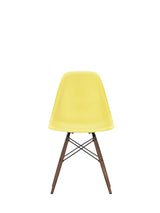 Eames Plastic Side Chair DSW, mörkbetsat lönnträ från Vitra - Citron - Jacobsen Plus