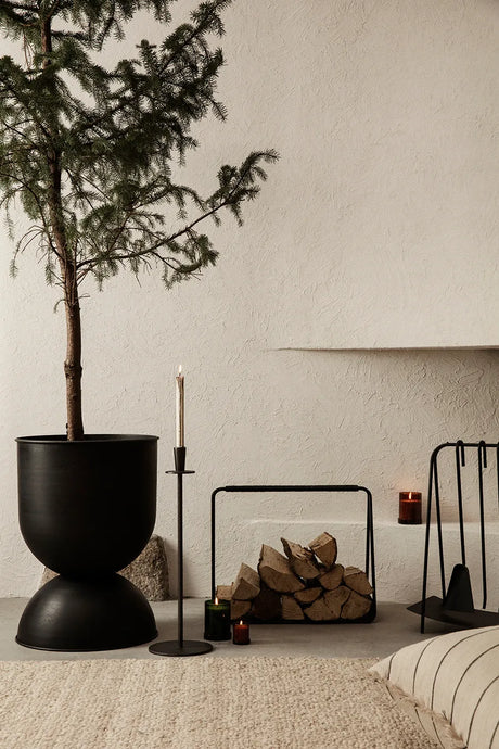 Hourglass Pot, svart från Ferm Living - X-small - Jacobsen Plus