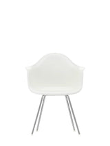 Eames Plastic Armchair DAX, förkromad från Vitra - White - Jacobsen Plus