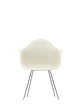 Eames Plastic Armchair DAX, förkromad från Vitra - Pebble - Jacobsen Plus