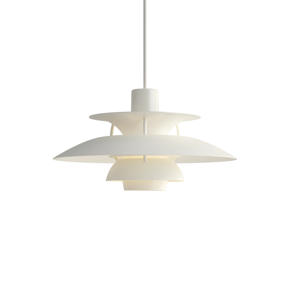 PH 5 Mini pendel, monochrome white av Poul Henningsen - 1 - Jacobsen Plus