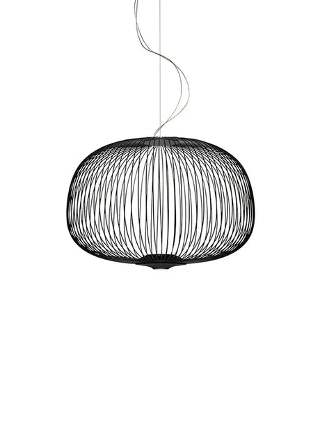 Spokes 3 Pendel från Foscarini - Svart / LED - utan dimmer - Jacobsen Plus
