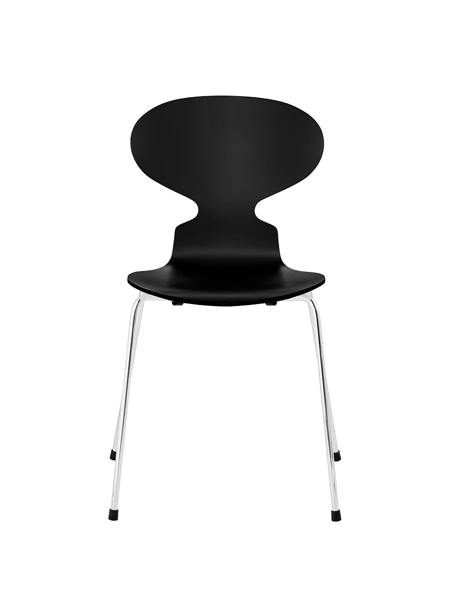 3101 Myren Stol lackad av Arne Jacobsen - Svart / Krom - Jacobsen Plus