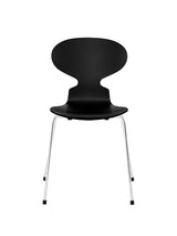 3101 Myren Stol lackad av Arne Jacobsen - Svart / Krom - Jacobsen Plus