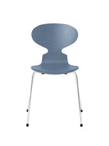 3101 Myren Stol i färgad ask av Arne Jacobsen - Dusk Blue / Krom - Jacobsen Plus