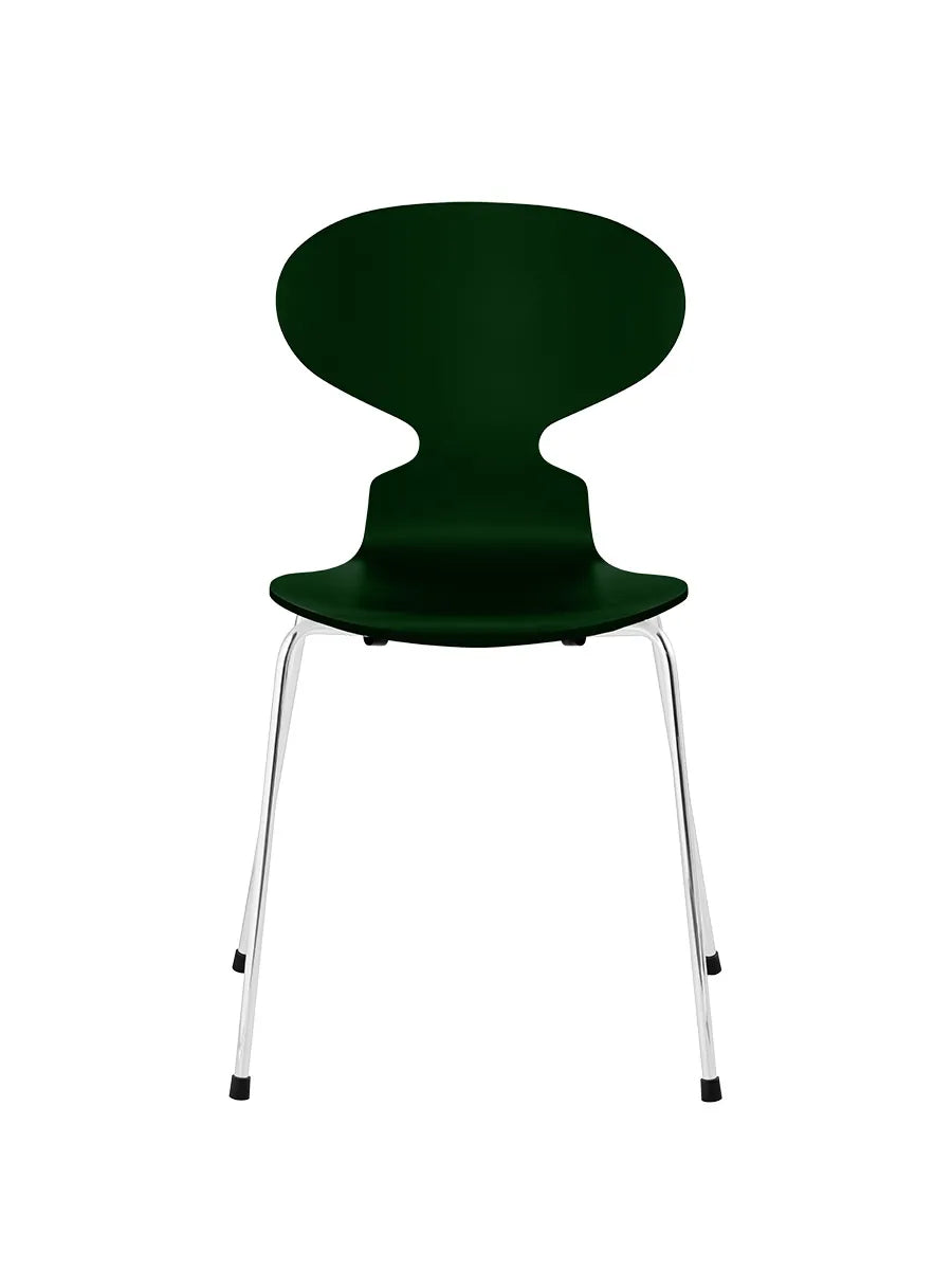 3101 Myren Stol lackad av Arne Jacobsen - Evergreen / Krom - Jacobsen Plus