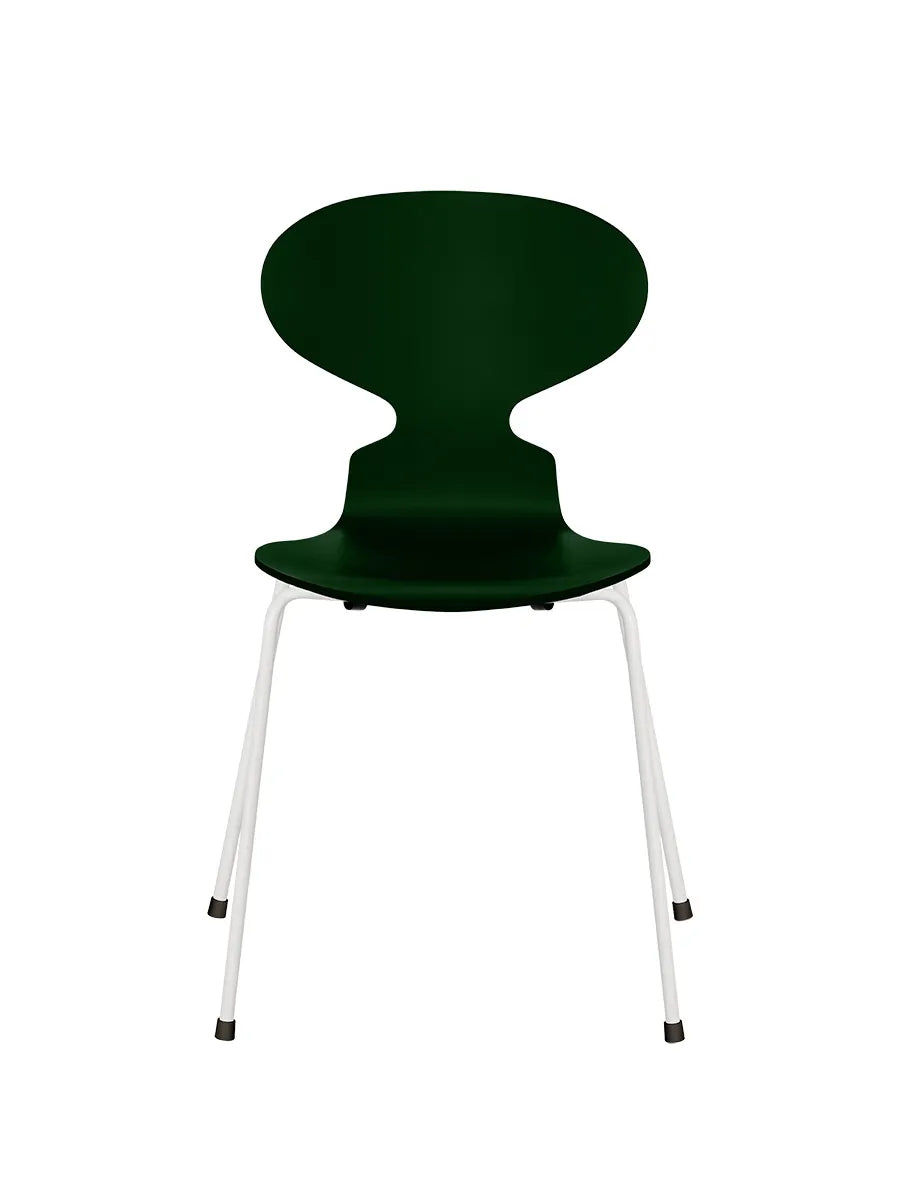 3101 Myren Stol lackad av Arne Jacobsen - Evergreen / Vit - Jacobsen Plus
