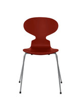 3101 Myren Stol lackad av Arne Jacobsen - Venetian Red / Silver Grey - Jacobsen Plus