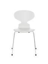 3101 Myren Stol lackad av Arne Jacobsen - Vit / Krom - Jacobsen Plus