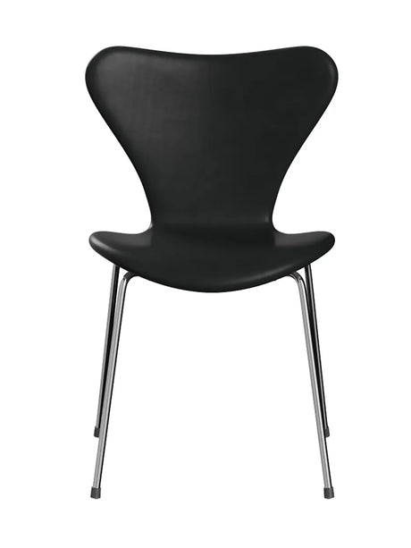 3107 Serie 7, helklädd av Arne Jacobsen - Soft læder / Svart - Jacobsen Plus