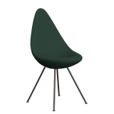 3110 Droppen, helklädd - Brun Brons av Arne Jacobsen - Christianshavn - 1160 Dark Green Uni - Jacobsen Plus