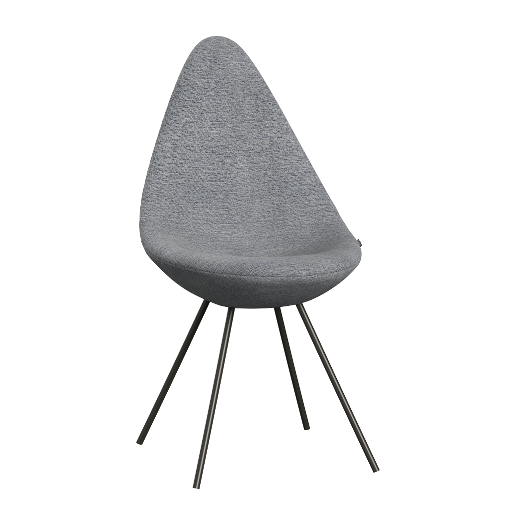 3110 Droppen, helklädd - Brun Brons av Arne Jacobsen - Christianshavn - 1254 Grey Blue - Jacobsen Plus