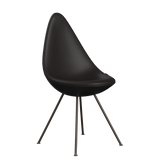 3110 Droppen, helklädd - Brun Brons av Arne Jacobsen - Aura læder - Black Brown - Jacobsen Plus