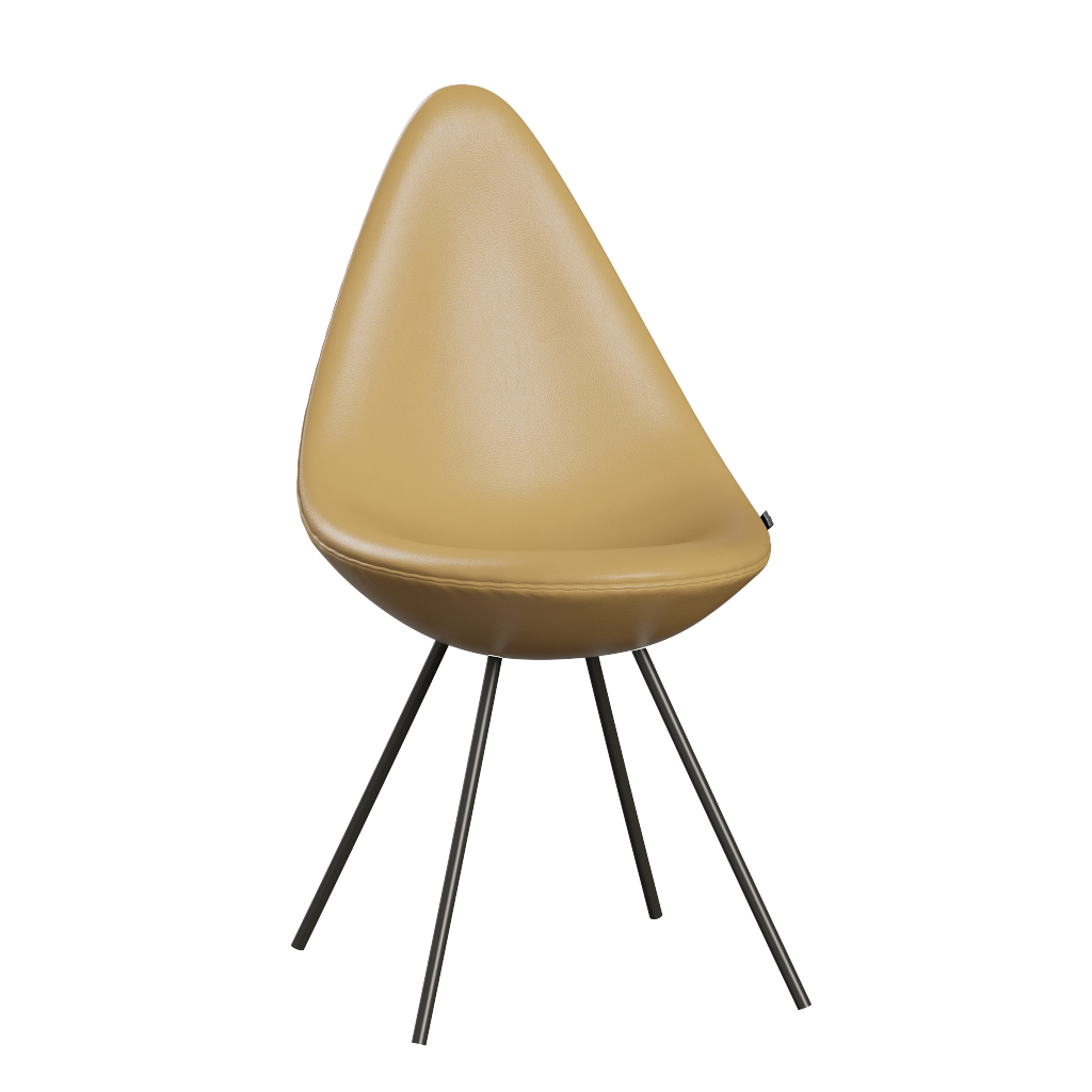 3110 Droppen, helklädd - Brun Brons av Arne Jacobsen - Aura læder - Beige - Jacobsen Plus