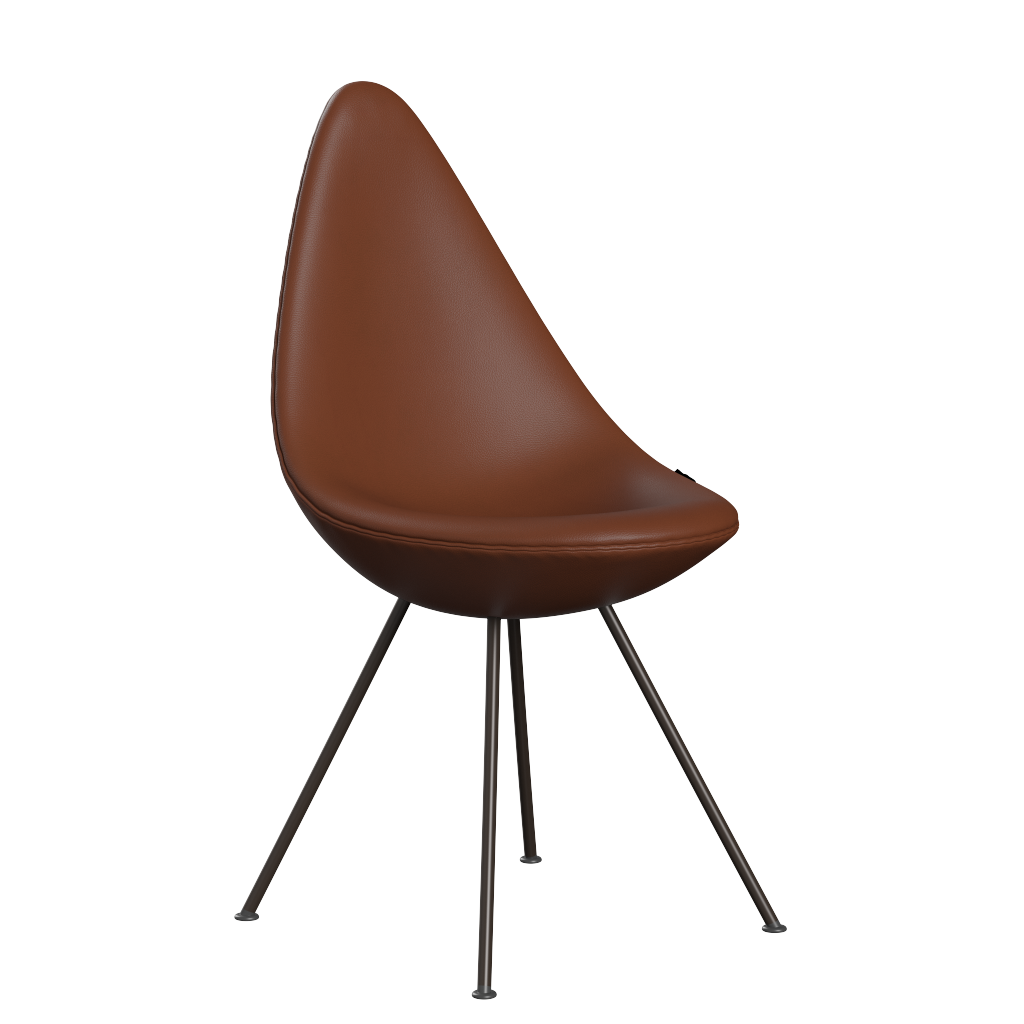3110 Droppen, helklädd - Brun Brons av Arne Jacobsen - Aura læder - Cognac - Jacobsen Plus
