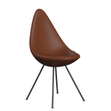 3110 Droppen, helklädd - Brun Brons av Arne Jacobsen - Aura læder - Cognac - Jacobsen Plus