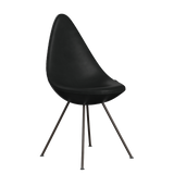 3110 Droppen, helklädd - Brun Brons av Arne Jacobsen - Grace læder - Black - Jacobsen Plus