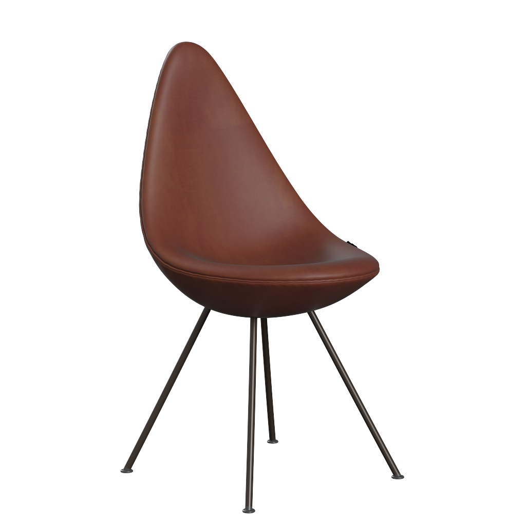3110 Droppen, helklädd - Brun Brons av Arne Jacobsen - Grace læder - Chestnut - Jacobsen Plus