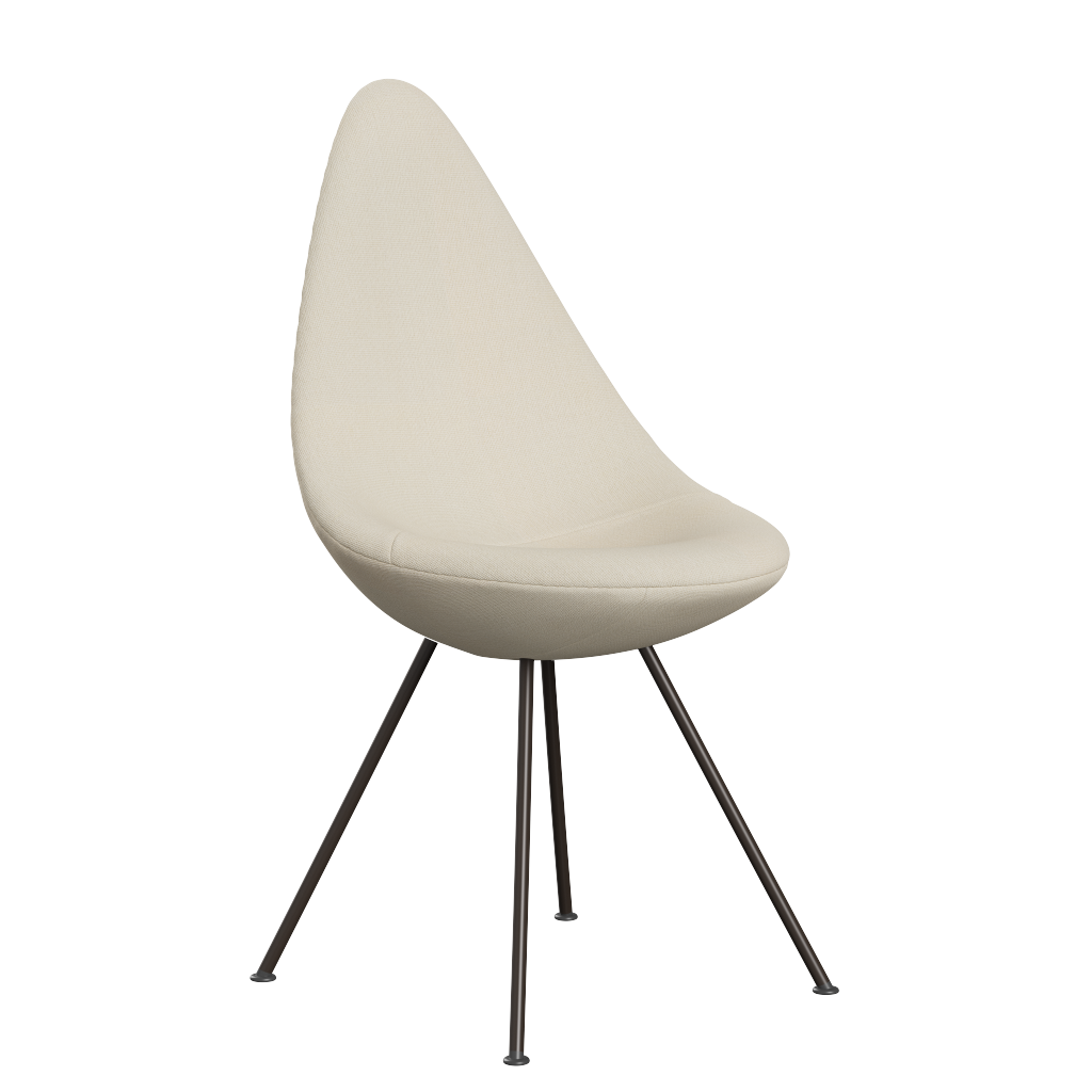 3110 Droppen, helklädd - Brun Brons av Arne Jacobsen - Hallingdal - 100 Off White - Jacobsen Plus