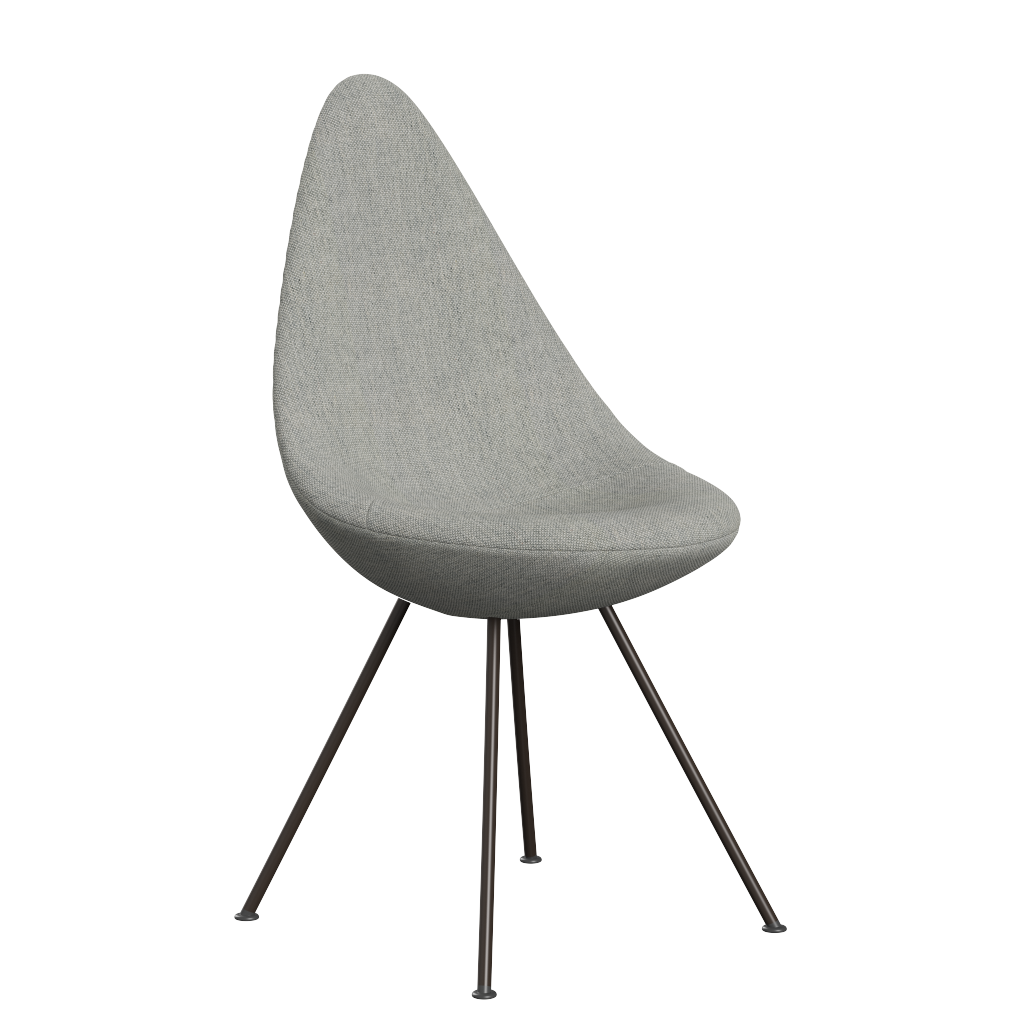 3110 Droppen, helklädd - Brun Brons av Arne Jacobsen - Hallingdal - 110 White/Grey - Jacobsen Plus