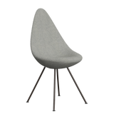 3110 Droppen, helklädd - Brun Brons av Arne Jacobsen - Hallingdal - 110 White/Grey - Jacobsen Plus