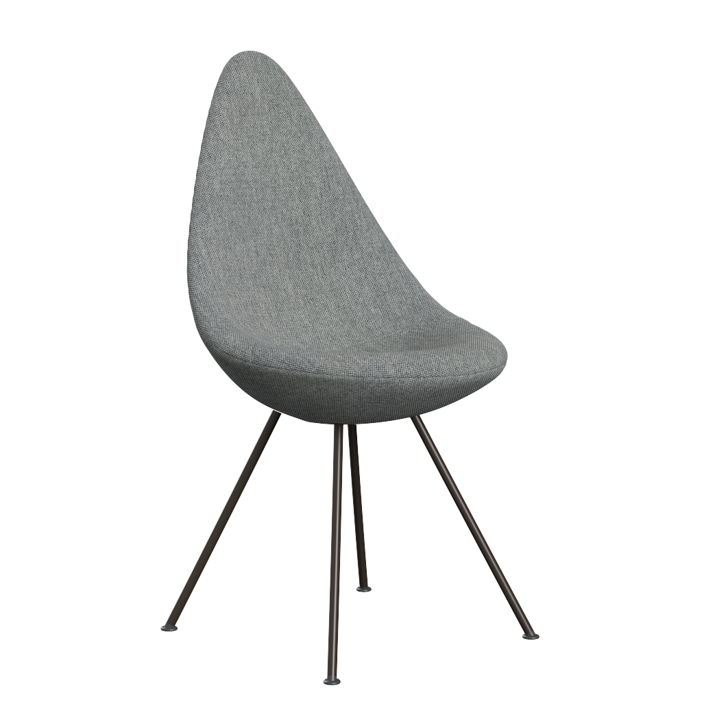 3110 Droppen, helklädd - Brun Brons av Arne Jacobsen - Hallingdal - 116 White Grey - Jacobsen Plus