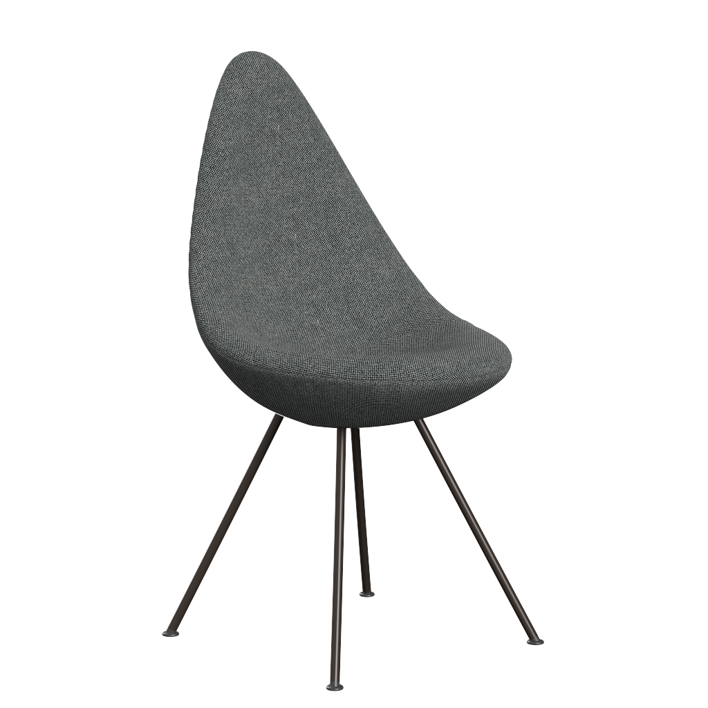 3110 Droppen, helklädd - Brun Brons av Arne Jacobsen - Hallingdal - 166 White Black - Jacobsen Plus