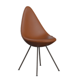 3110 Droppen, helklädd - Brun Brons av Arne Jacobsen - Essential læder - Walnut - Jacobsen Plus