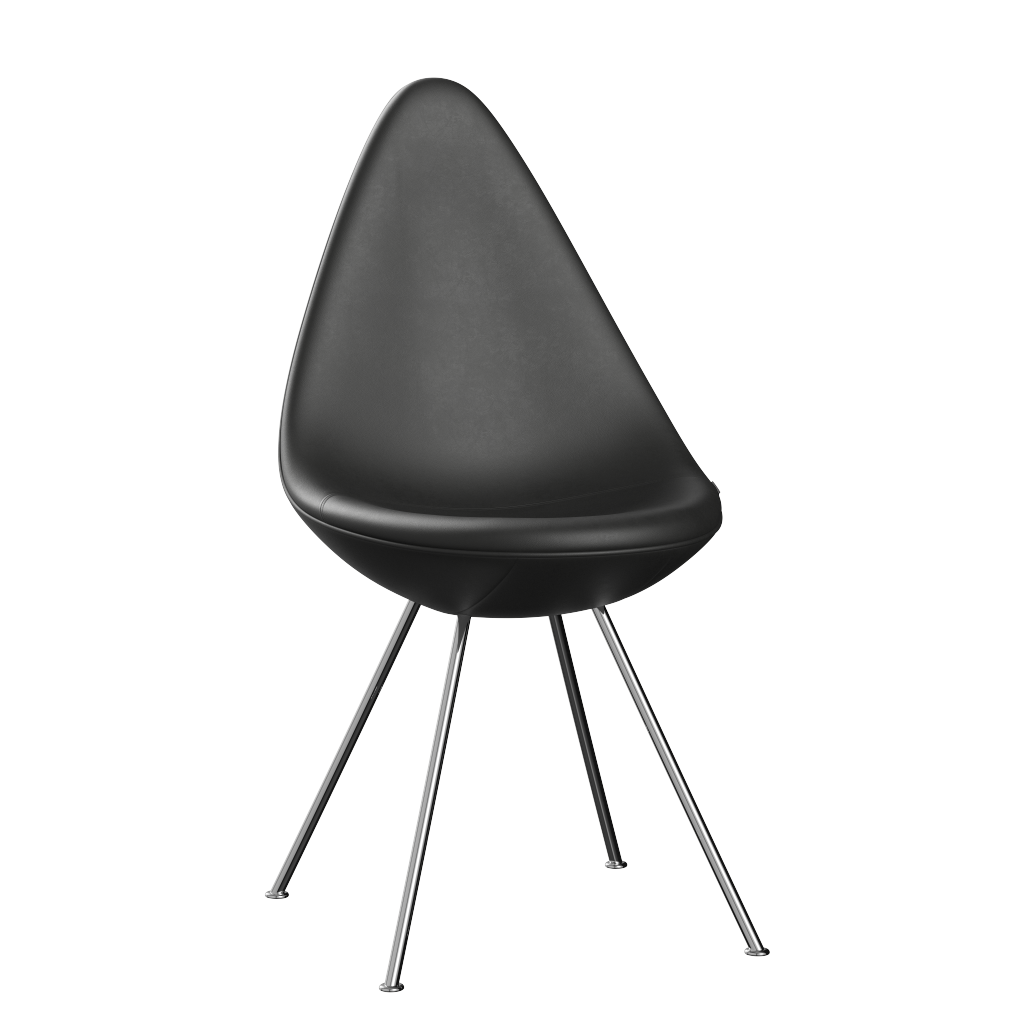 - Essential læder - Black / Förkromad stål - Jacobsen Plus