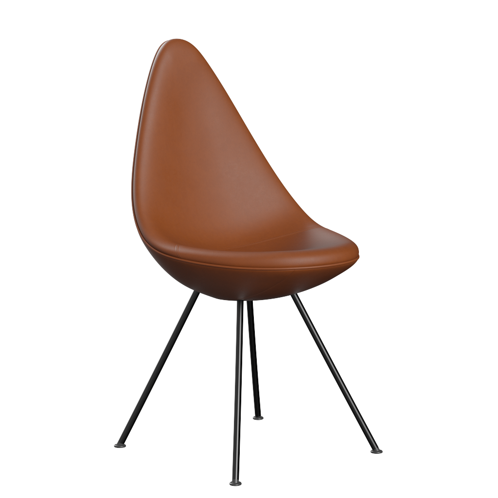  - Essential læder - Walnut / Svart stel - Jacobsen Plus
