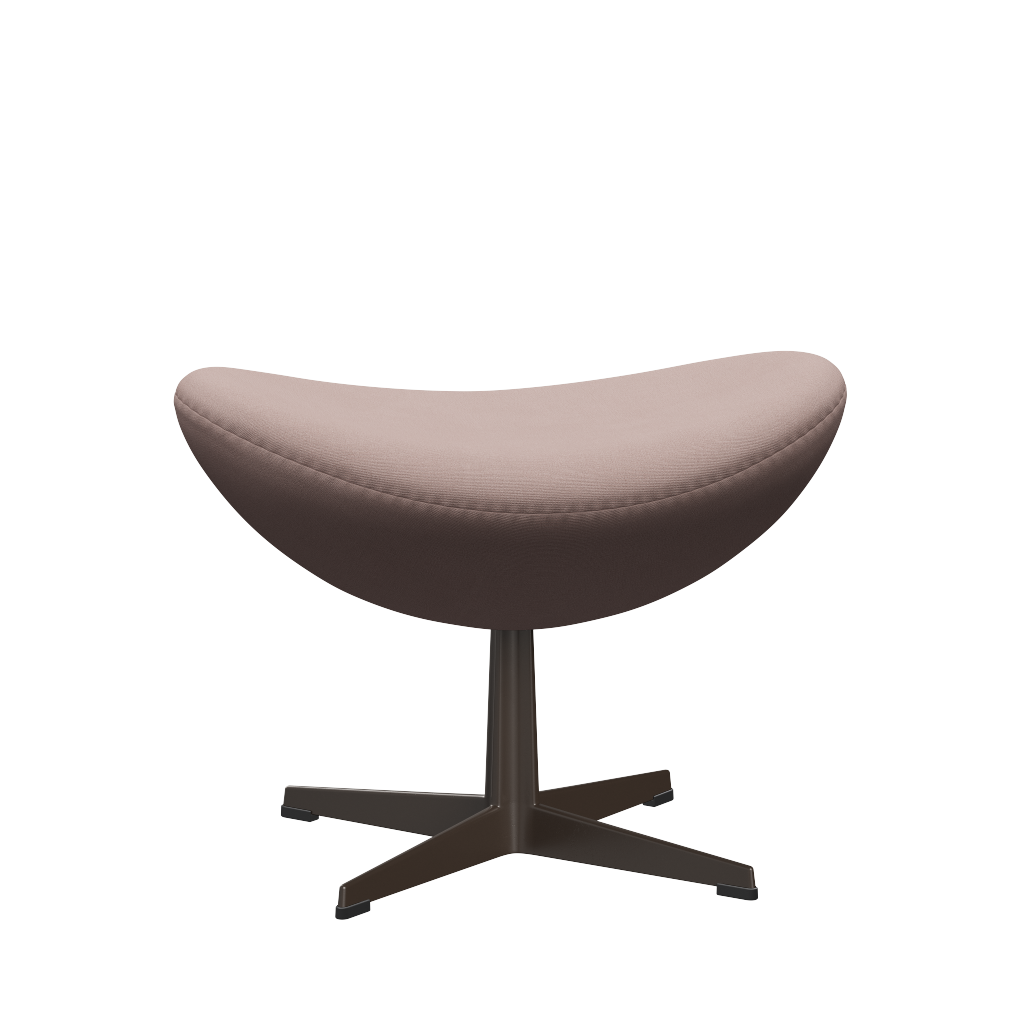 3127 Fotpall till Ägget, stativ i brun brons av Arne Jacobsen - Christianshavn - 1130 Light Red Uni - Jacobsen Plus
