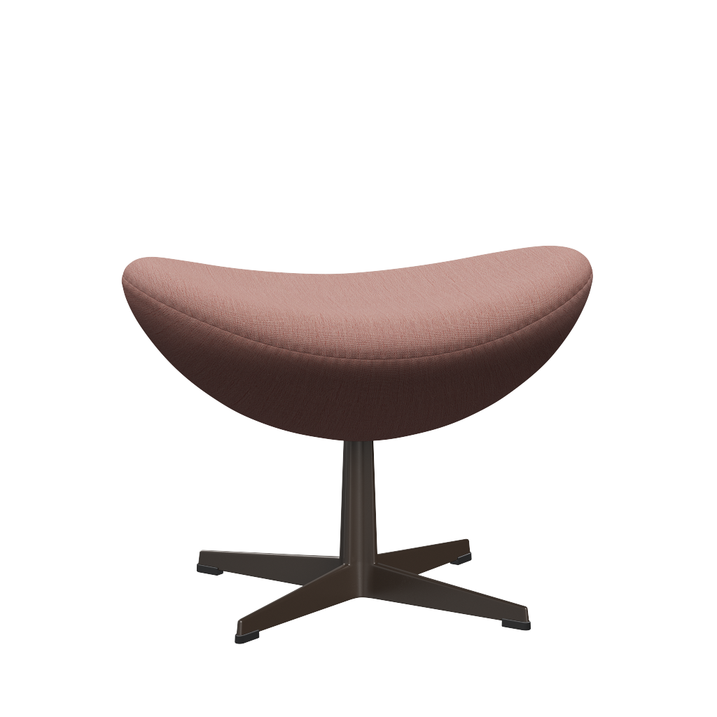 3127 Fotpall till Ägget, stativ i brun brons av Arne Jacobsen - Christianshavn - 1131 Orange/Red - Jacobsen Plus