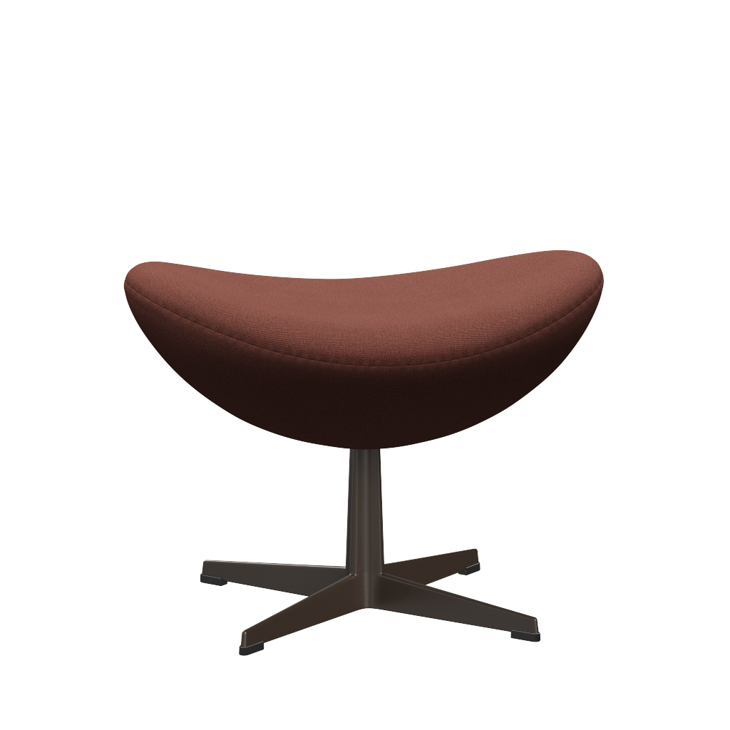 3127 Fotpall till Ägget, stativ i brun brons av Arne Jacobsen - Christianshavn - 1133 Orange - Jacobsen Plus