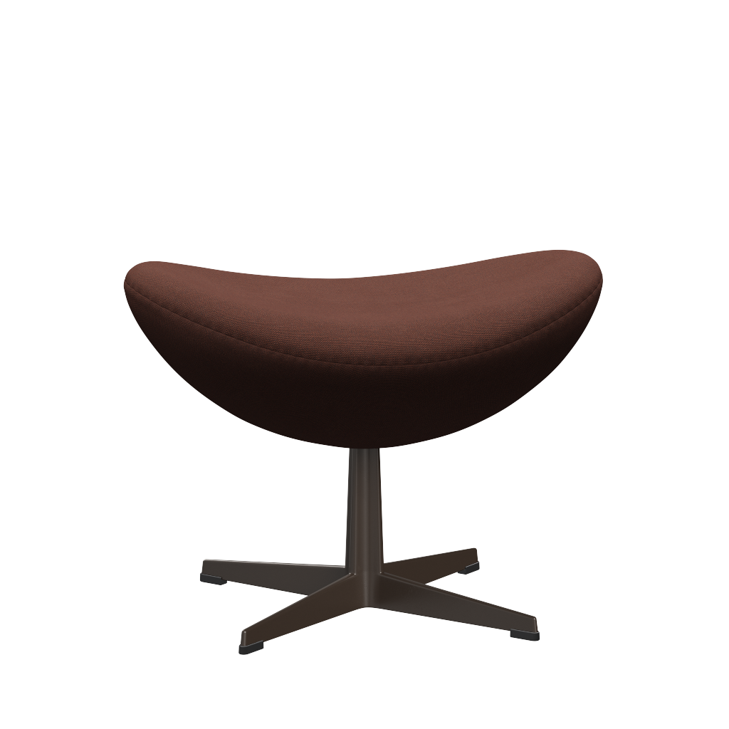 3127 Fotpall till Ägget, stativ i brun brons av Arne Jacobsen - Christianshavn - 1134 Dark Orange - Jacobsen Plus
